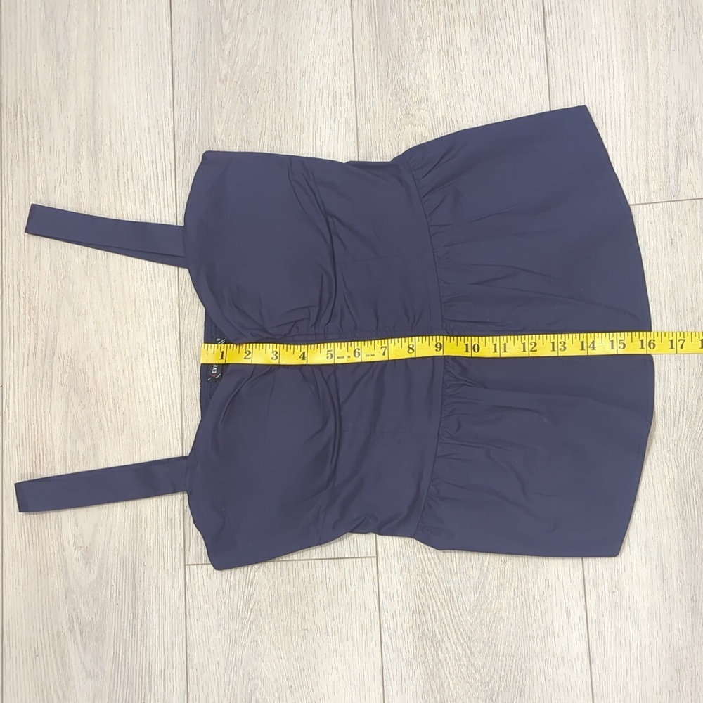 Blue Zip Up Top - Picture 4 of 10